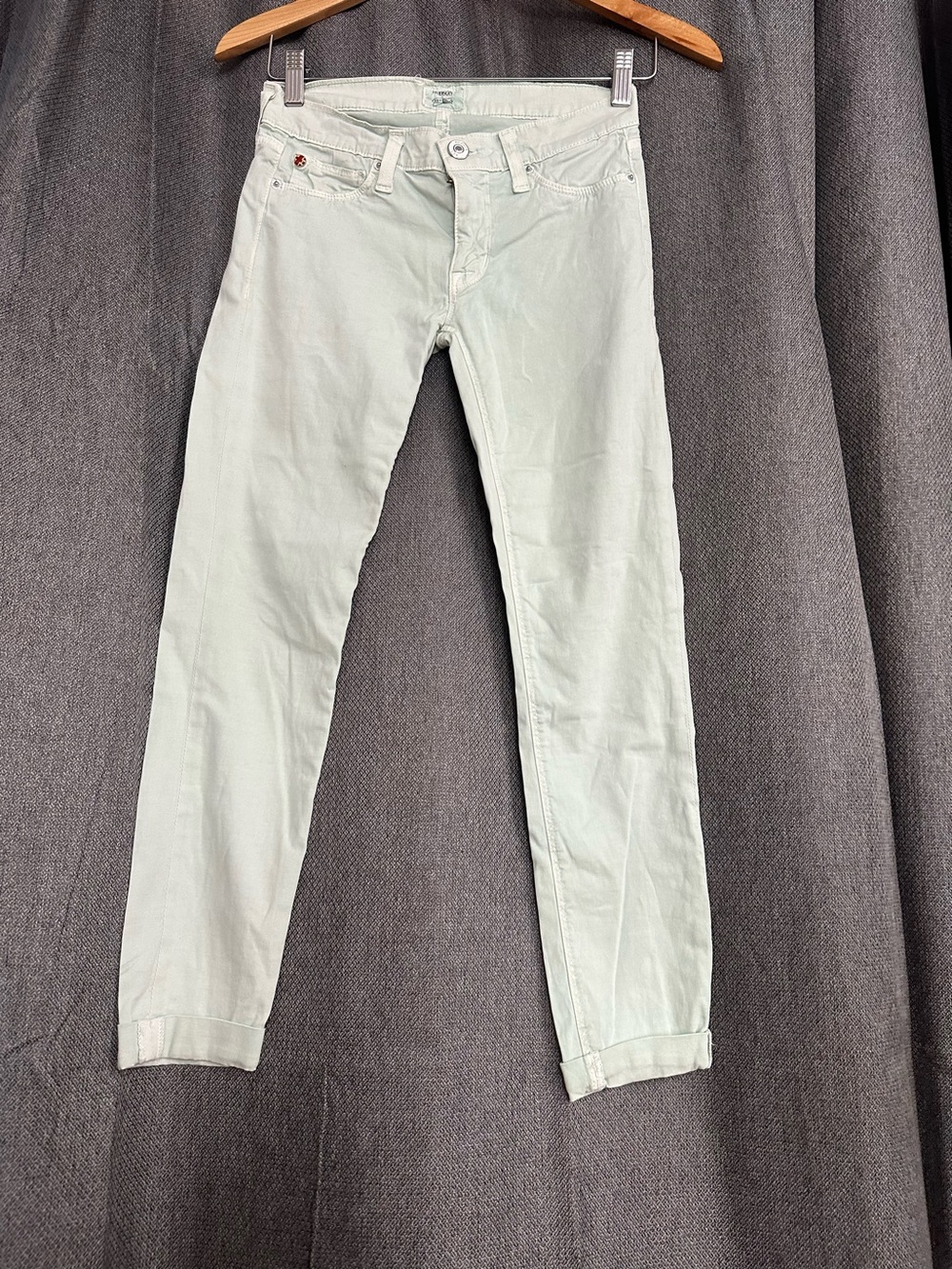 Ladies Slim Fit Light Mint Jeans